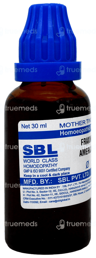 Sbl Fraxinus Americana Q Mother Tincture 30Ml